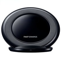 고속충전기 무선 충전 패드Qi 충전기삼성 호환 S8 S9 S10 노트 8 7 호환 X XS XR 플러스고속, 02 Black, 1개
