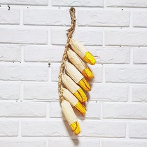 한소픈 추석 옛날 시골 작물 옥수수 가랜드 인테리어용품 계절 디스플레이소품 매장 장식품