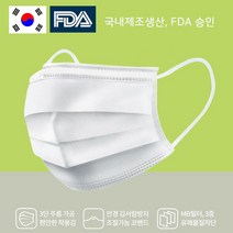 라파엘 일회용 덴탈마스크 3중필터(50매) 국내제조생산 대형