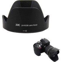 JJCHBN106 니콘용 AFP DX 1855mm f3.55.6G VR 니콘 D3500 D3400 D5600 D7500 카메라의 렌즈구형 렌즈 아님, Nikon HB-N106 Replacement