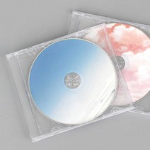 투명 CD DVD 수납 정리 보관 케이스