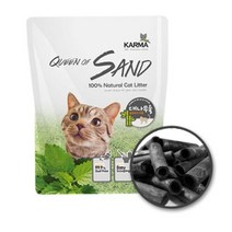 퀸오브샌드 두부모래 숯 3kg 6개 고양이 모래
