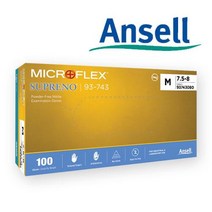 93-743 니트릴장갑 니트릴글러브 마이크로플렉스 수프레노 SUPRENO MICROFLEX SU-INT, LARGE