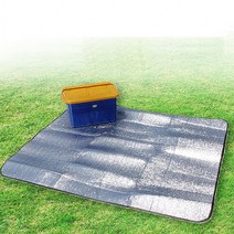 고급은박돗자리(비닐사각) 휴대용 방수 돗자리 캠핑