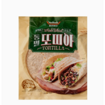 요리하다 통밀 또띠아 (225G), 1개