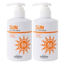 2개 푸드어홀릭 멀티 선크림 250ml SPF50PA+++