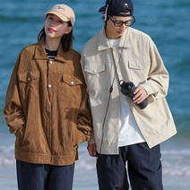 남성 오버핏 자켓 봄가을 코듀로이 골덴점퍼 아우터 커플 점퍼