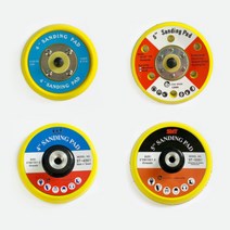 흡진패드/찍찍이패드/벨크로 4인치/5인치/사포패드, 5인치 6H