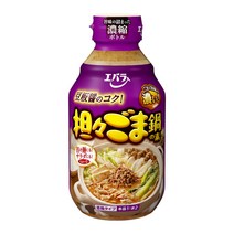 에바라 나베 전골 스키야키 우동 냄비요리용 참깨 육수 300g 3팩