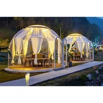야외투명텐트 버블 하우스 감성 루프탑 카페 별 하늘 캡슐 정원 인테리어, 직경 2.5m의 단순 보증금