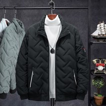 경량패딩 등산 봄 캐쥬얼 LISM 남성 캐주얼 바머 자켓 겨울 윈드 브레이커 스카프 칼라 두꺼운 코트 패션 스트리트웨어 패딩 슬림