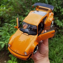 Solido 포르쉐 1:18 2016 Porsche RWB 964 다이캐스트 자동차 모형, 주황색