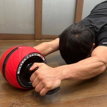 크로잉 AB슬라이드 레드블랙 ab 롤아웃 휠 롤러 남자 여자 복근 뱃살빼는 코어 운동기구, 퍼플블랙