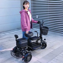 오후의쉼터 장애인전동차 전동휠체어, 리튬 배터리 15A 60km/2인승