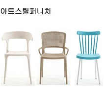 아트스틸퍼니처 플라스틱 사출의자 식탁 업소용 인테리어 카페의자, 사출의자4(밍크)