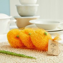 모던하우스 L 손뜨개 귤 수세미 3P 세트 NK2122004, 단품, 단품