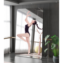 전신 대형거울 댄스 스튜디오 피트니스 연습실, 45 155 우아한 흰색