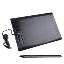 드로잉 패드 태블릿 타블렛 가성비 VIN1060PLUS 14 인치 디지털 드로잉 태블릿 디스플레이 8192 레벨 압력, 한개옵션1, 02 A