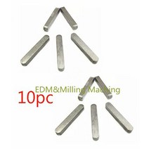 10pc cnc 밀링 머신 부품 - 브리지 포트 밀 도구용 밀 j 헤드 부품 핀 3x3x18mm 키 바
