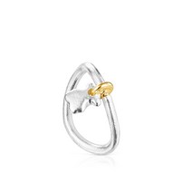[TOUS]Two tone Luah bear ring/반지/14호/111365521