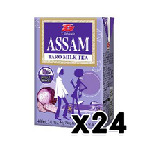 아쌈 타로밀크티 대만홍차 400ml x 24개