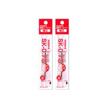 제브라 볼펜 리필심 0.7mm 레드 SK-0.7 클립온 멀티 슬림, 2개