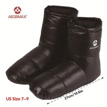 겨울 캠핑 수면 오리털 구스 패딩 양말 남녀공용