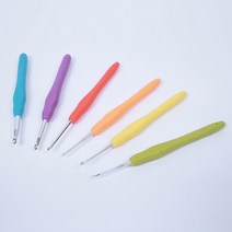 야나 사라 실리콘 손잡이 코바늘, 7호 (4mm)