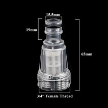 드라이아이스세차 스팀 세차 세차기 엔진 세척기 스팀기2~ 5Pcs 자동차 세탁기 물 필터 Karcher K2 K3 K4 K, 01 3I4 Inch_02 5Pcs