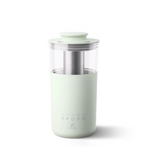 REUP휴대용 전기 커피 메이커 다기능 우유 차 기계 자동 거품기 키친 블렌더 머신, 02 light green_01 미국