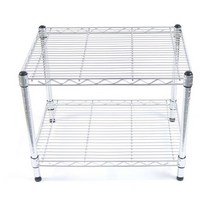 코랙코리아 25파이 산업용 메탈랙 2단 450 x 900 x 450 mm, 실버