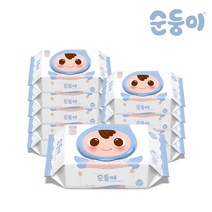 순둥이 생분해물티슈 네이처(오리지널) 캡형 100매 10팩(NO-01), 선택완료, 단품없음