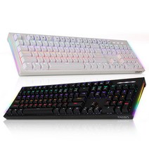 콕스 COX CK01 교체축 사이드 RGB 게이밍 기계식 키보드, 블랙 청축