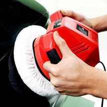 차광택 기계 차량 광택기 싱글 광택기 9인치 폴리셔 폴리싱 셀프, 광택기 1개 + 융 2개 제공