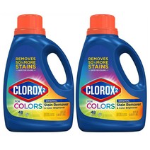 Clorox Stain Remover Color Brightener 클로락스 얼룩 제거 컬러 브라이트너 1.95L 2개 132oz