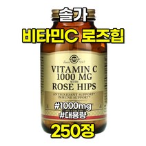 솔가 비타민C 1000mg 로즈힙 열매 62.5mg 250정, 1개