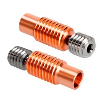 KINGROON-올 메탈 E3D V6 스로트 히트 브레이크 티타늄 합금 구리 3D 프린터 노즐 1.75mm 핫 엔드 히터 블록, [03] Eight pieces, [02] Type B