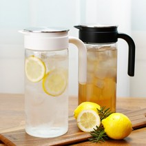 미소 내열유리 냉장고물병 1400ml, 화이트, 1.4L
