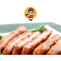 세수대야 동까스 수제 왕돈까스 에어프라이어 돈까스 식품 요리 간편 소스 180g 200g, 10장(1봉), 등심돈까스