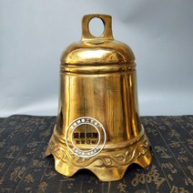 초른 소동종 정자 순동 황동 풍령 가정사 장식품, 사이즈 18.8 레터링 없음, 지름 41cm, 높이 5
