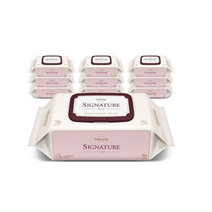 베베숲 시그니처 레드 유아물티슈 캡형, 13팩, 70매