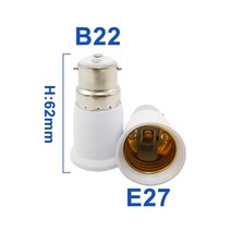 2개/몫 E14 램프 홀더 변환기 T5 2G11 라이트 GU5.3 EU 플러그 소켓 어댑터, 05 B22 To E27