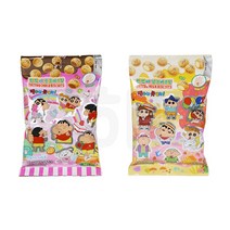 짱구는 못말려 판박이 밀크 x 초코비스킷 세트 32g 짱구과자 스티커, 1개 x 1개 (랜덤발송)