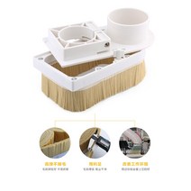 CNC 더스트 커버 콜렉터 브러시 70/75/80/85/90/100mm 직경 진공 청소기 CNC 스핀들 모터 밀링 머신 용 간, 05 90mm diameter