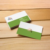 아파트 명함 제작 인쇄 디자인 소량 셀프 기업 로고, 기존 디자인 사용, 스노우(250g)_500매(코팅O)