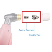 20PCS P80 플라즈마 절단 토치 CNC 60A 80A 100A 전기 팁 전극 노즐에 대 한 소모품, 02 Premium Version_01 1.1mm