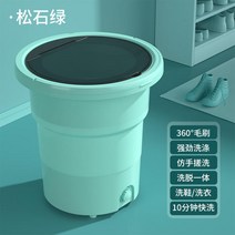신발 세척기 슈즈 실내화 가정용 UV 솔질 장화 클리너, 그린+브러쉬세탁+세탁겸용