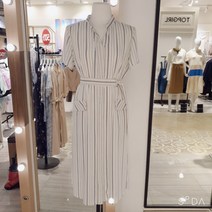 리안뉴욕 여성 여름 스트라이프 원피스