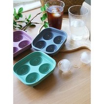실리콘 온더락 왕 얼음 아이스메이커 3 컬러, 그린