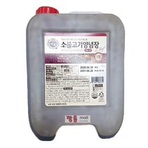백설 소불고기양념10kg/업소용/불고기소스/소스/양념소스, 9999개, 10ml
